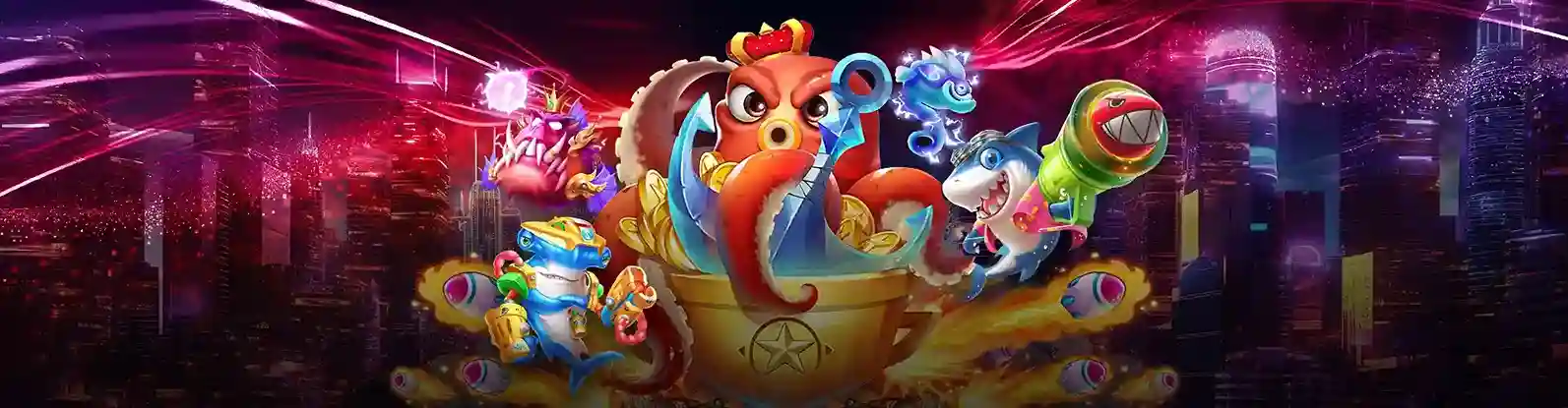 Full-screen action from 999jili fishing slots